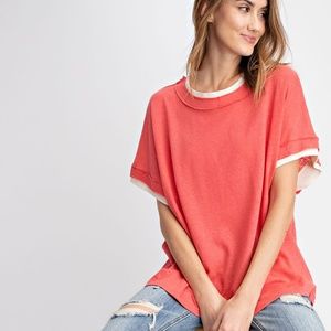 Anthro oversized tee.